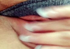 i'm a horny latina slut getting wet and sending video to my guy, tits shaved and big ass natural