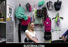 busted4k, smoking hot blonde brailyn bailey cuts a deal with officer link ryan in the office