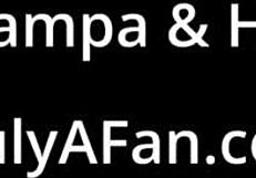 Miss mars moans through vibrator orgasms in doctor's office.