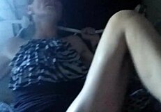Hot redhead milf experiences leg shaking orgasm