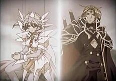 Anime fantasy scene with characters