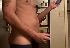 Solo Gay Boy Jerks Monster Cock!