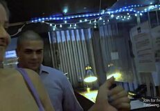 my wife's face gets cum at this messy swinger party in atlanta