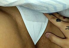 divina chica's sensual panties hide tempting pussy in room