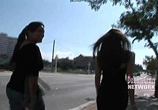 naked latinas tease in public