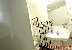 pov stepteen 18+ gets doggystyle pounding from big cock