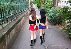 hey mel and sissi, getting wild on the street tonight?