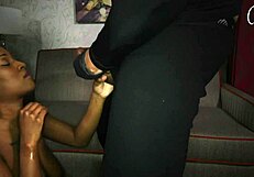 Ditzy Black Thot Kalitta Filled To The Max Creampie