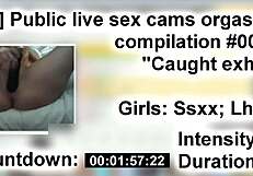 Teen Public Live Sex Cams Orgasms Compilation 001 - Caught Exhibitionists Flashing Outdoors.