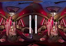 3 Horny Party-Bus Babes Swallow And Handjob Big Cock