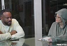 OMG, Amber Alena handling that huge black dick like a pro! 😍