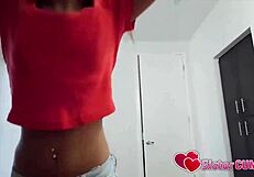 supportive holly hendryix gives her stepbrother a deepthroat blowjob and swallows his cum