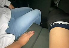 A perverted couple on a night drive gets aroused and begins in the car