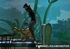 mad hatter passionately fucks alice in wonderland babe with intense emotions. Petite teen feels the thrill.