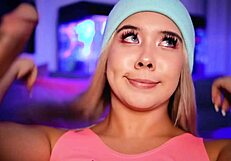 Pretty Girl Deepthroats Hard Cock On Webcam