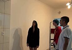 Called Repairmen For Internet, Ended Up Fucking Both