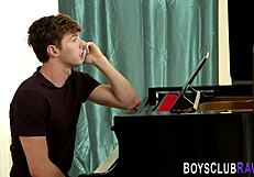 Gay Amateur Sucking Hard Cock in Raw Action