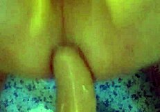 Smooth Twink Rides Big Dildo