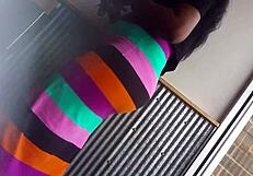 Detailed View Of Ass In Video From August 17, 2015, Focusing On Every Curve And Movement