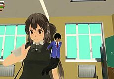 giantess nerd dominates bully with facesitting and vore