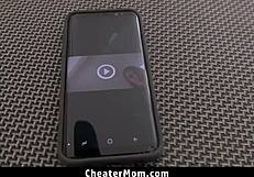 Stepmom sucks stepson's cock in the kitchen! What a taboo thrill!