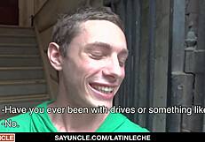 Latin Twink Gets Fucked For Cash In Group