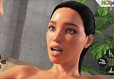 Man, I’m totally hooked on this futa blowjob vid with blonde shemale suckin’ huge ebony cock!