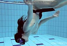 Roxalana Chech Scuba Diving in Pool