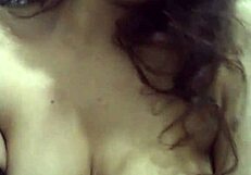 Latina Brunette Shows Off Big Tits and Ass in Homemade Cumshot Scene