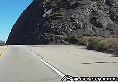 Friends pick up a twink for a rough spit roast at FalconStudios