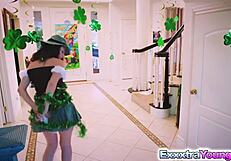 Sexy Leprechaun Babe Lucie Gets A Hot Fuck With Big Cock