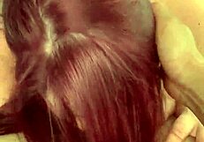 Chubby white girl, how long can you give me that blowjob?