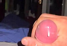 feeling the slow build-up to a massive cumshot during masturbation