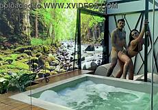 Morena Louca de Tesao na Hidromassagem Completo Sheer