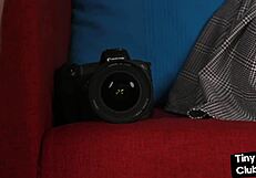 skinny slut with piercing gets drilled by bbc while voyeur watches