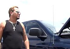 ryders giving blowjob to stranger on street