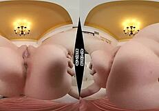 Kenzie Reeves explores wet dreams in a POV wanking session with close-up views.