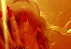 Watch this blonde tease with big tits and ass to music