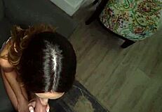 Quick Blowjob And Ass Fuck With Babysitter Jaimie Vine And Tyler Steel!