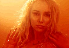 Watch this blonde tease with big tits and ass to music