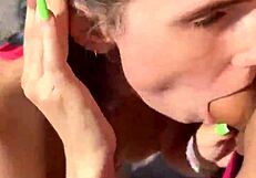 Real Public Sex on a Crowded Beach