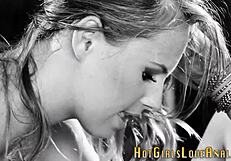 Petite Lesbian Experiences First Time Oral and Anal Licking