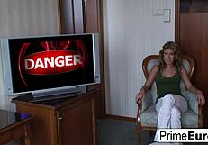 brunette craves intense anal pounding with monster cock