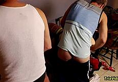 Two Milfs Get Started and Two Guys Finish