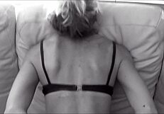 Blonde amateur gets doggyfucked in handcuffs.