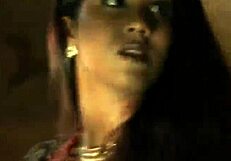 Exotic Desi Dancer Undressing in Striptease