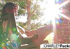 Charley Chase Gets Her Fuck On Out by Her Pool