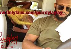 Uber Driver Wife Sucks Stranger Cock Hard