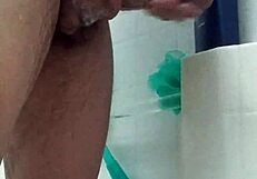 Washing My Big Brown Dick