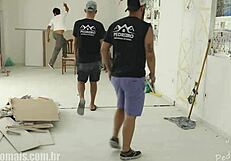 Orgy with thirteen construction workers!